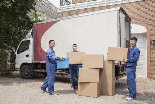 Man with a van helping with a local house move in London