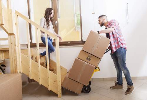 House removalists supporting a move across London neighborhoods